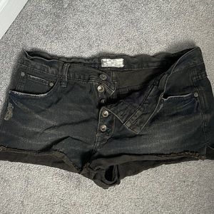 Black Free People Jorts